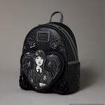 Wednesday Black Roses Mini Backpack, , hi-res view 3